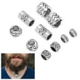 thumbnail image 2 of 10 Pcs Perles Barbe Viking Perles Tube Dreadlock Pendentifs pour Décorations Cheveux, 2 of 5