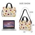 thumbnail image 3 of 16" Laptop Briefcase for Work Travel Laptop Shoulder Bag Carrying Handbag Laptop Case Colorful Autumn Leaves Pattern, 3 of 8