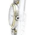 thumbnail image 4 of Pre-Owned CARTIER Santos Round 18K Gold Steel Quartz Ladies Watch Polished, 4 of 8