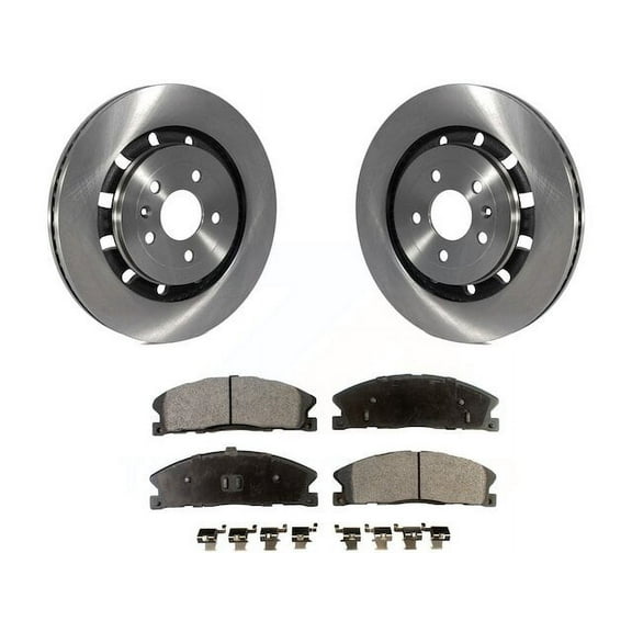Front Brake Pad and Rotor Kit - Compatible with 2013 - 2019 Ford Explorer 2014 2015 2016 2017 2018