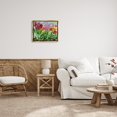 thumbnail image 2 of Stupell Industries Lush Varied Spring Tulips Blooming Flower Meadow Painting Metallic Gold Floating Framed Canvas Print Wall Art, Design by unknown, 2 of 5