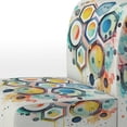 thumbnail image 4 of Designart « Geometric Hexagon and Circle III » Fauteuil d'Appoint Moderne Bleu Rembourré - Fauteuil Moderne pour Chambre, 4 of 7