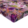 thumbnail image 4 of Ambesonne Floral Design Fitted Sheet, Soft Vintage Flowers, Full Size, Lavender Yellow Green, 4 of 5