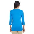 thumbnail image 2 of Devon & Jones Ladies' Perfect Fit™ Y-Placket Convertible Sleeve Knit Top - DP186W, 2 of 4