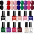 thumbnail image 1 of Set de 12 esmaltes de uñas OpenLive con 10 colores, base y capa superior, 1 of 7
