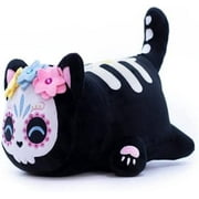 Meemeows Cat Plushie, Aphmau Meemeows Cat Food Plush, Cute Anime Cartoon Cat Stuffed Animal Figure Toy Plush Pillow Gift for Fans Kids(Skeleton Cat)