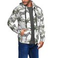 thumbnail image 3 of Zip Up Hoodies for Men - Palm Trees Zebra Long Sleeve Comfrt Men'S Fashion Hoodies & Sweatshirts, Jackets for Men Hoodies Pullover Clothing Clothes with Pouch, 3 of 5