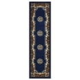 thumbnail image 2 of HR HANDCRAFT RUGS, Livingroom Rugs Bohemian Rugs, Shed Free Stain Resistant Easy Clean, Navy Blue and Multi, 2' x 7' Runner Rug, 2 of 9