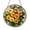 Acrylic 3.5 Inch, variant on Round Floral Acrylic Stained Glass Style Window Decor