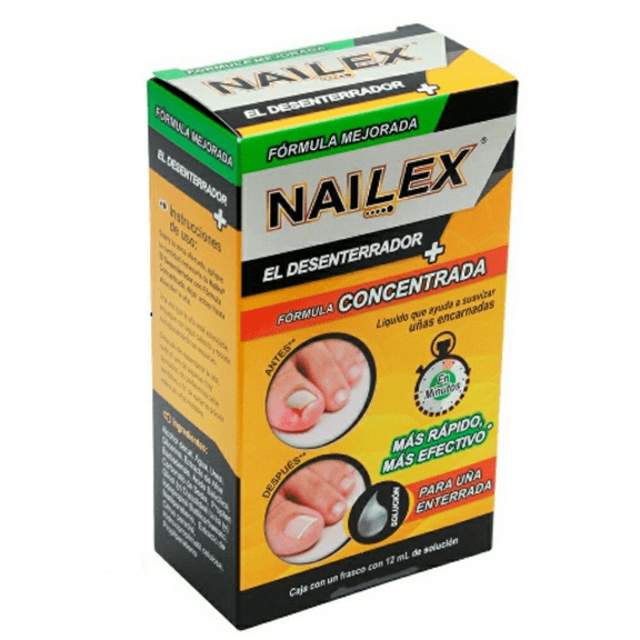 Nailex Desenterrador De Unas Enterrada Ingrown Toe Nail Softener Concentra 12ml.