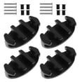 thumbnail image 1 of YSNOOWE 4Ud Soportes De De Nylon Negro Para Montaje En Riel Con Fijación Rápida Para, 1 of 6
