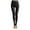 Black, variant on Bigersell Women's Yoga Leggings Full Length Pants Leggings Women Solid Winter Keep Warm Velvet Thicken Elastic Trousers Leggings Pants Ladies' Flare Leggings