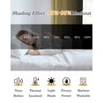 thumbnail image 5 of Yellow Black Ombre Blackout Curtains 45 Inches Long for Bedroom, Modern Gradient Abstract Art Thermal Insulated Room Darkening Black Out Window Curtain Panels Grommet Drapes for Living Room, 5 of 8