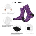 thumbnail image 4 of Vsdgher Retro 80s Style Unisex Crew Socks Lightweight Breathable Ventilation Ankle Socks, Mid-calf socks for Daily, 4 of 7