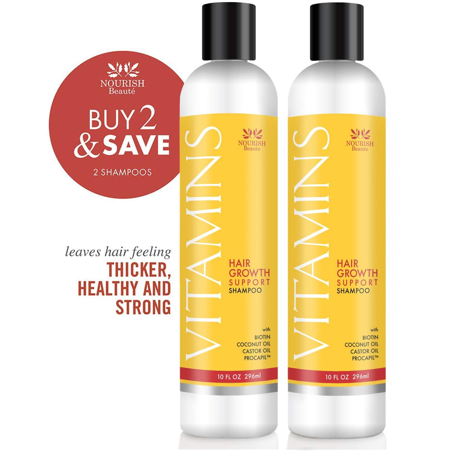 Nourish Beaute Vitamins Shampoo for Hair Loss that Promotes Hair