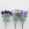 thumbnail image 6 of Single Stem Dark Purple 10-Headed Lavender Artificial Flower Bouquet B - Artificial Flowers - Household Imitation, 6 of 6