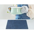 thumbnail image 5 of REGALWOVEN Set of 6 Faux Leather Placemats for Kitchen Dining Table Decor, Washable Table Placemats Wipeable Table Mat Dark Blue 18*12in, 5 of 7