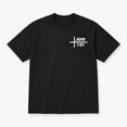 thumbnail image 6 of Christian & Tattooed Graphic T-Shirt, John 7:24 Faith Quote Heavy Cotton Tee, 6 of 9