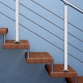 thumbnail image 6 of FRCOLOR 2Pcs Black Split Post Caps Plastic Post Skirts for Outdoor Porch and Stair Railings, 6 of 7