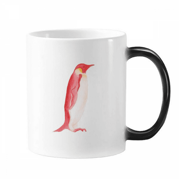 IUCN Endangered Animals Red Emperor Penguin Changing Color Mug Morphing