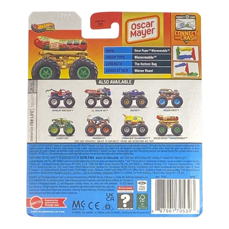 Hot Wheels Snack Pack Oscar Mayer Wienermobile Diecast Car
