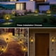thumbnail image 3 of 6 Pack Solar Lights Outdoor, Solar Wall Light for Garden Decor, Waterproof Solar Powered Outdoor Lights, Mini Decorative Torch Lights for Garden, Pati, 3 of 4