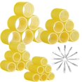 thumbnail image 1 of Juego de rulos autoadherentes con pinzas, 36 piezas, 4 tamaños, para peinado sin calor y volumen del cabello., 1 of 5