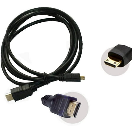 Mini HDMI to HDMI Cable Cord for BlackBerry Q10 & Z10