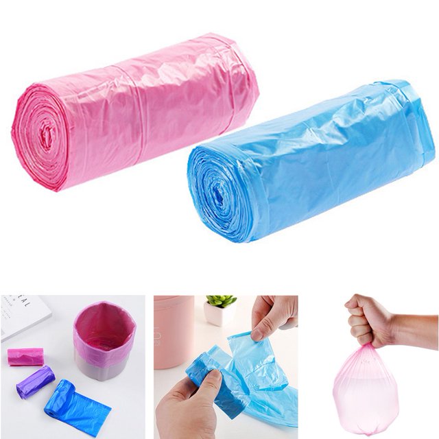 Office Desk Small Trash Bags Mini Recycling Garbage Trash Can Bags Disposable Bags for Car Bathroom Kitchen Under Cabinet
