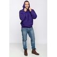 thumbnail image 3 of 7.75oz Mid Weight Classic Pullover Fleece Hoodie | Cotton Blend Unisex Decorator Blanks Style 717, 3 of 3