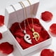 thumbnail image 5 of Conjunto de collares con cerradura y llave para pareja: joyería con colgante de corazón a juego para parejas, regalo del Día de la Mejor Amiga., 5 of 9