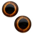 thumbnail image 4 of Brown Rabbit Hare Glass Eyes, 4 of 7
