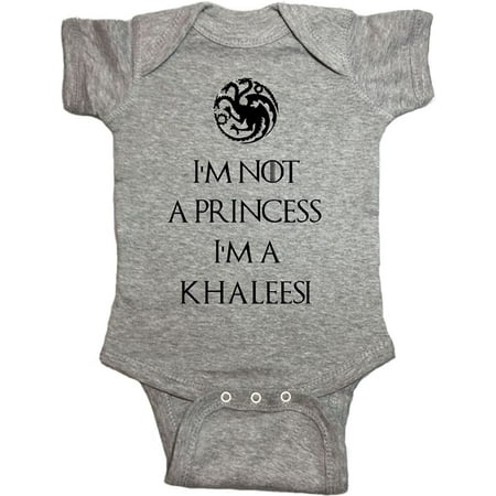 

Game of Thrones Baby One Piece Im Not A Princess Im A Khaleesi Bodysuit