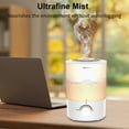 thumbnail image 4 of Humidifiers for Bedroom, 3.1L Cool Mist Top Fill Essential, 360° Nozzle, Rapid Ultrasonic Humidification, White, 4 of 7
