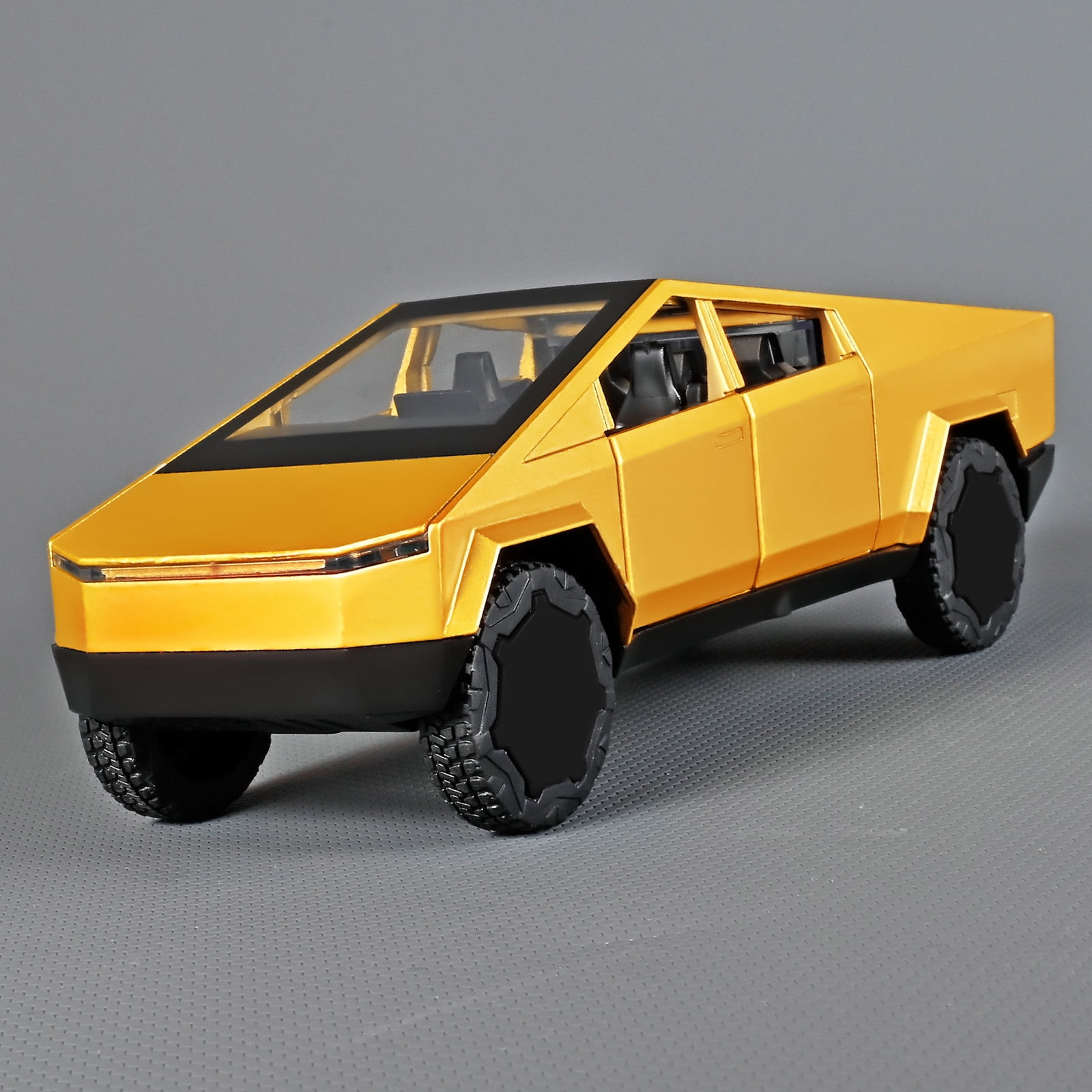 Anmyjuly 1/32 scale Alloy diecast pickup truck toy for boys age 4-7, pull back toy Cars, metal toy Trucks, Rugged and Durable,Halloween cybertruck gift