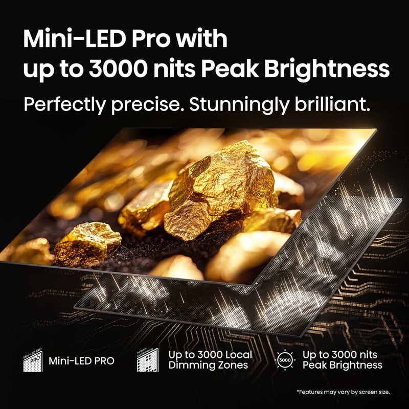 Hisense 100" Class U75QG Series Mini-LED 4K UHD Google Smart TV 100U75QG feature detail
