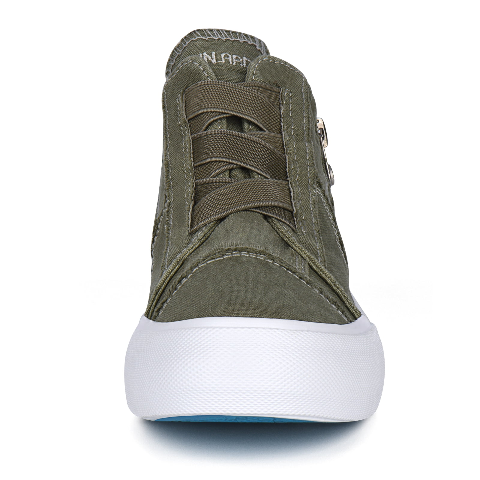 adidas gazelle silver green womens OMG Crystal Stretch, Hidden Wedge, Slip on Sneaker Black/White main image 1