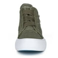 thumbnail image 4 of JENN ARDOR Women Platform Sneakers Hidden Wedge Canvas Shoes Fashion Walking Slip On Sneaker Non Slip with Zipper, 4 of 6