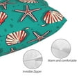thumbnail image 3 of Yiaed Starfish and Shell Print Brushed Microfiber Envelope Pillowcases, Standard,Envelope Closure Pillow Cases(No pillow core)-14"x20", 3 of 6