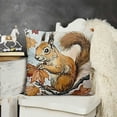 thumbnail image 2 of Ocean Throw Pillow Cover Pillowcase Decor Square Sofa Couch Bed Decorative Cushion Cover Pillow Csse (WA-Squirrel), 2 of 5