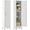 White, variant on 67''Farmhouse Metal Storage Cabinet with Barn Doors,Steel File Cabinet for Home Office,Kitchen Pantry 4 Adjustable Shelves,Freestanding Cupboard for Kitchen,HomeOffice(White)