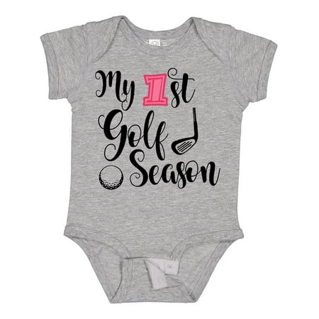 

Inktastic My 1st Golf Season Gift Baby Girl Bodysuit