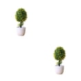 thumbnail image 2 of Bonsái artificial Wosthever Estilo nórdico Simulación Árbol Maceta Hogar Oficina Jardín Decoración Amarillo 2Conjunto, 2 of 6