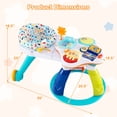 thumbnail image 3 of Costway 3 in 1 Baby Stationary Activity Center Walk-Around Kids Play Table Set White, 3 of 10