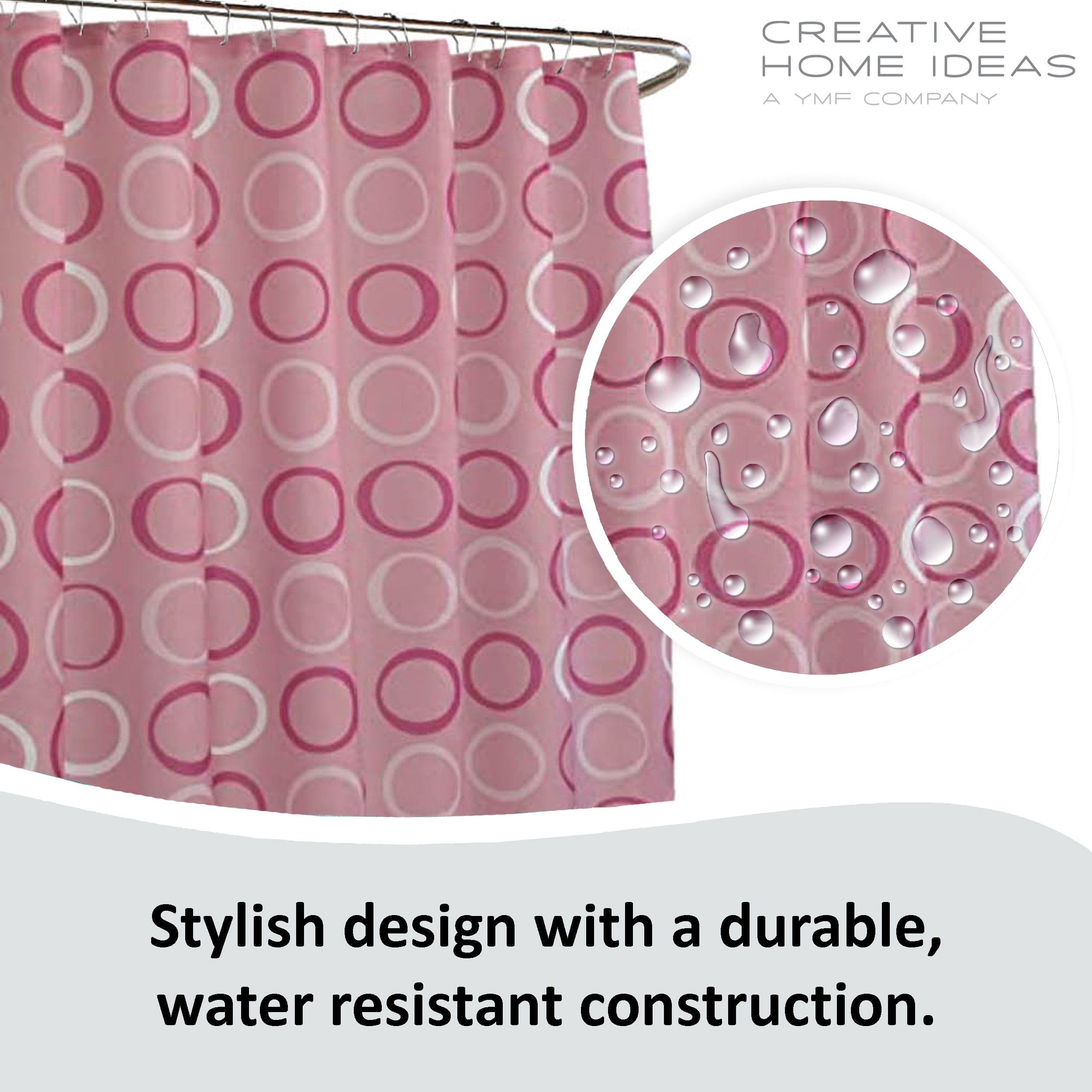 Dusty Rose Geometric, Bathroom Set, 15 Piece, Terrell