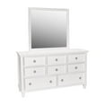 thumbnail image 5 of New Classic Tamarack 4-Piece Wood Queen Bedroom Set with Nightstand in White, 5 of 7