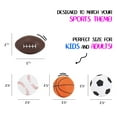 thumbnail image 5 of Set Of 24 Sports 2.5" Stress Balls - Includes Soccer Ball, Basketball, Football, Baseball, 5 of 7