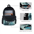 thumbnail image 4 of Zufioo Polar Bear On Iceberg Pattern Adult Backpack,Wear-resistant and Breathable Multi-pocket Backpack, Suitable for Travel, Business and Outdoor Activities, 4 of 9