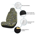 thumbnail image 4 of Uemuo Modern Yellow Excavator Pattern Car Seat Covers for Front Seats Waterproof Seat Covers for Cars, Universal Auto Front Seats Protector Fits for Car-2 PCS, 4 of 6