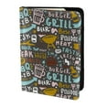 thumbnail image 2 of Pofeuu Barbeque Print Travel Document Organizer Passport Holder Men Women for Family (6.5 in x 4.5 in),Wallet Holder Credit Card Clutch Bag Case, 2 of 5